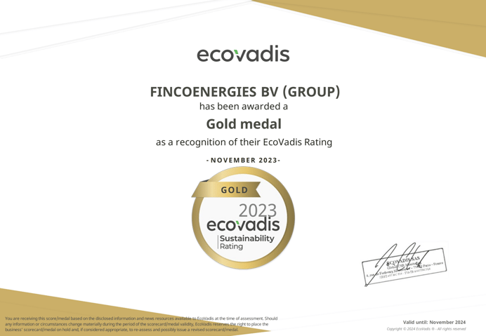 Ecovadis 2023