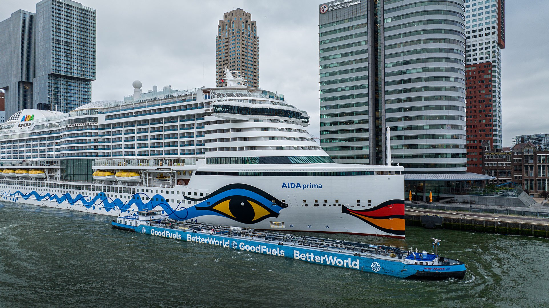 GoodFuels-AIDA-Cruises-AIDAprima-biofuel-bunkering-Rotterdam-21-July-2022