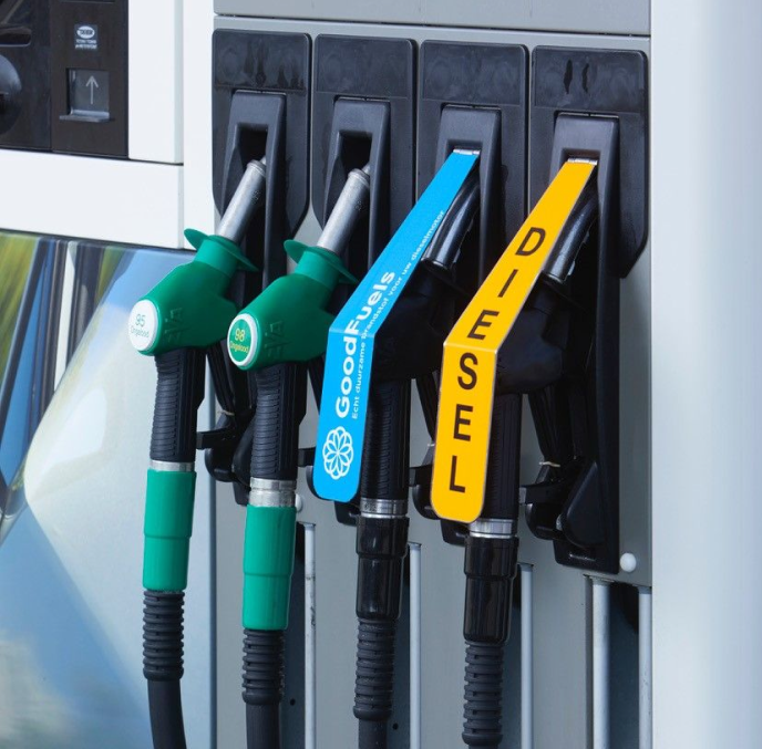 Header - Biofuels at gas station